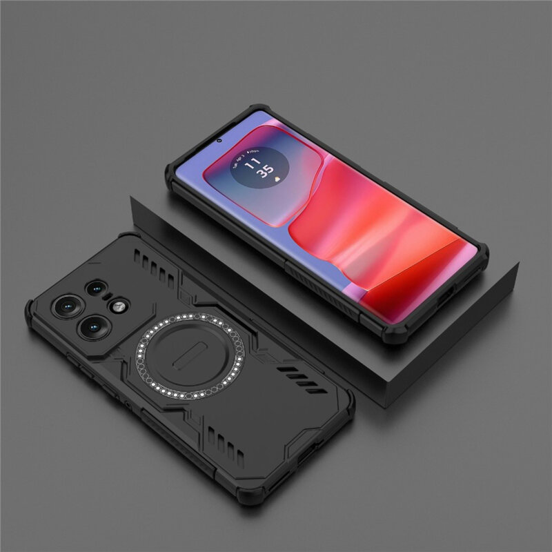 Husa Motorola Edge 50 Pro Techsuit ArmorMag Case, negru