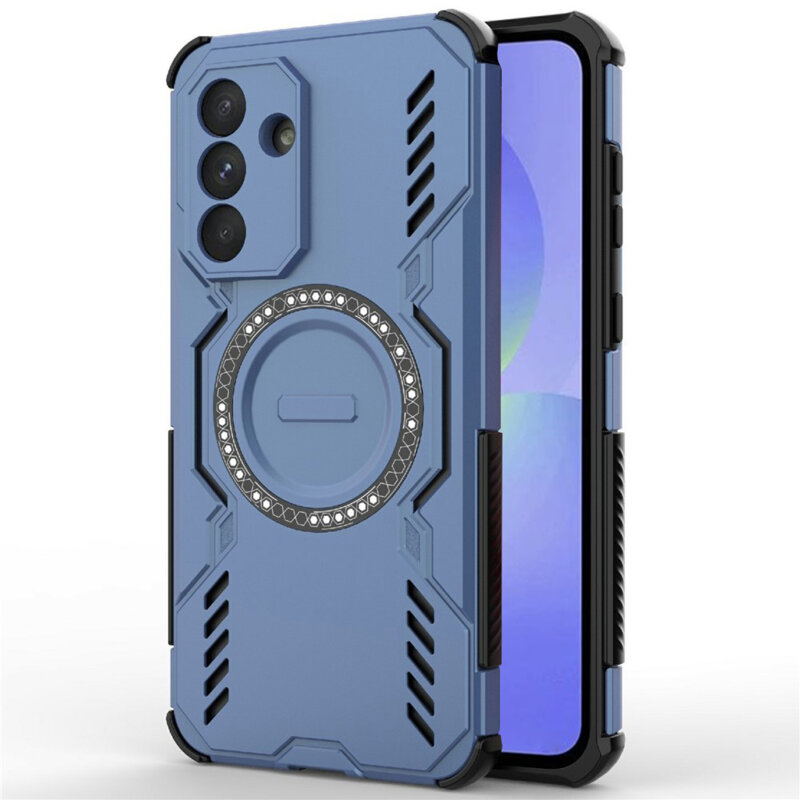 Husa Samsung Galaxy A36 5G Techsuit ArmorMag Case, albastru
