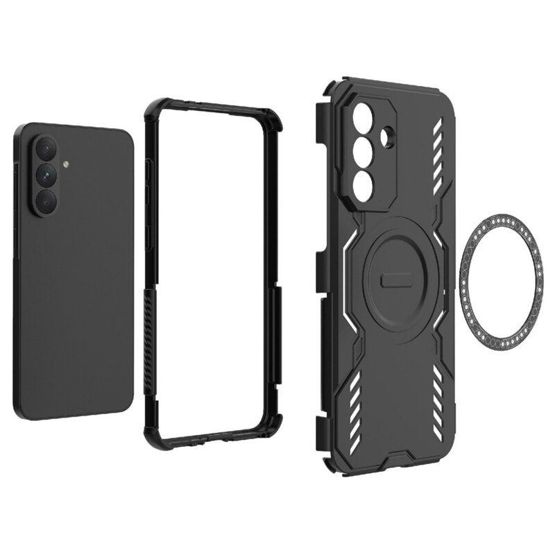 Husa Samsung Galaxy A36 5G Techsuit ArmorMag Case, albastru