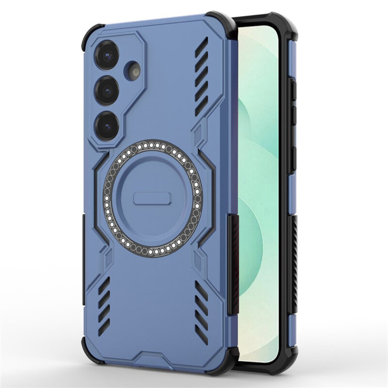 Husa Samsung Galaxy S25 Plus Techsuit ArmorMag Case, albastru