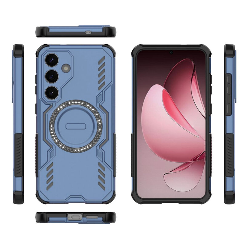 Husa Samsung Galaxy S25 Plus Techsuit ArmorMag Case, albastru