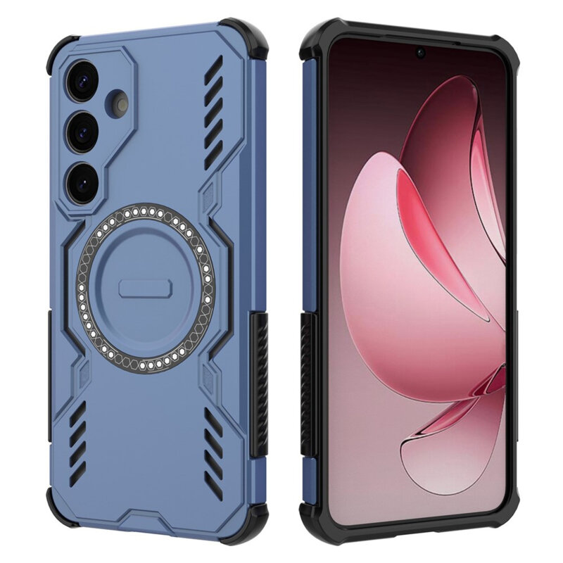 Husa Samsung Galaxy S25 Techsuit ArmorMag Case, albastru