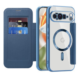 Husa Google Pixel 10 Pro XL Techsuit SmartMag Book Case, albastru