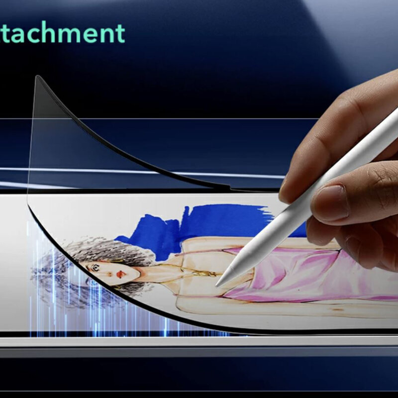 Folie iPad Pro 11 (2025) ESR Paper-Feel Magnetic, transparenta