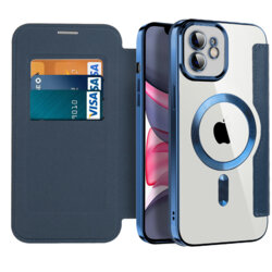 Husa iPhone 11 Techsuit SmartMag Book Case, albastru