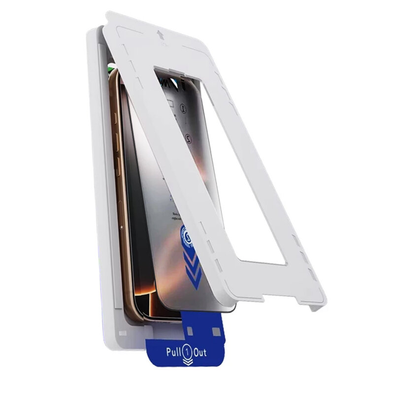 Folie sticla iPhone 16 Pro ANANK 2.5D 2X Reinforced Screen Protector, negru