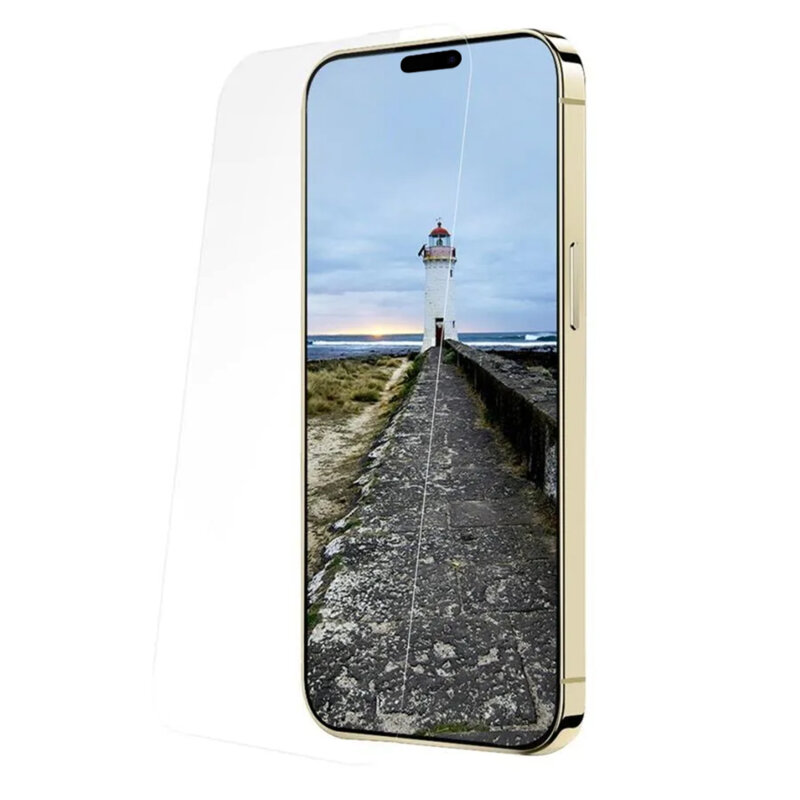 [Pachet 10x] Folie sticla iPhone 16 ANANK 3D 1X Reinforced Curved Screen Protector, transparenta