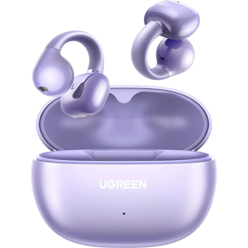 Casti Bluetooth cu microfon Noise Cancelling Ugreen, mov, 55430