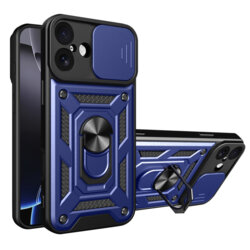 Husa iPhone 17 protectie camera Techsuit CamShield Series, albastru