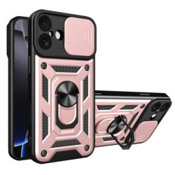 Husa iPhone 17 protectie camera Techsuit CamShield Series, roz