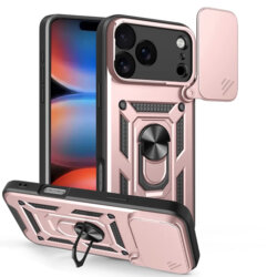 Husa iPhone 17 Pro protectie camera Techsuit CamShield Series, roz