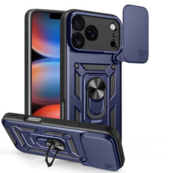 Husa iPhone 17 Pro protectie camera Techsuit CamShield Series, albastru