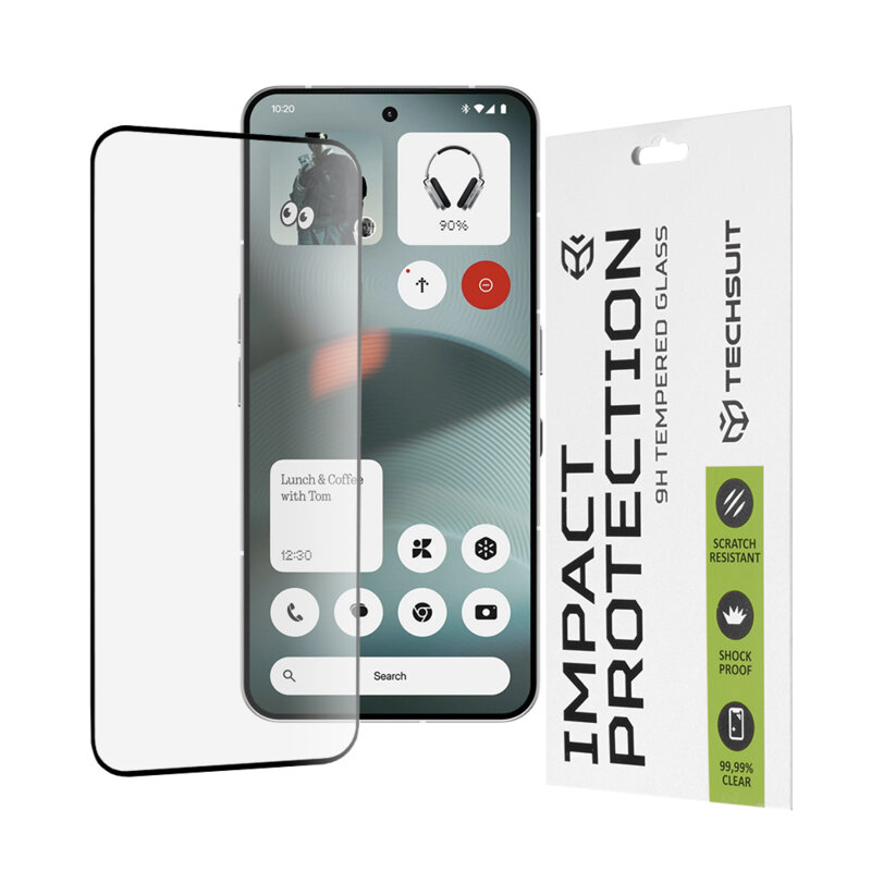 Folie sticla Nothing Phone (3) Techsuit 111D Full Glue Full Cover, negru