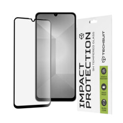 Folie sticla Samsung Galaxy A07 4G Techsuit 111D Full Glue Full Cover, negru
