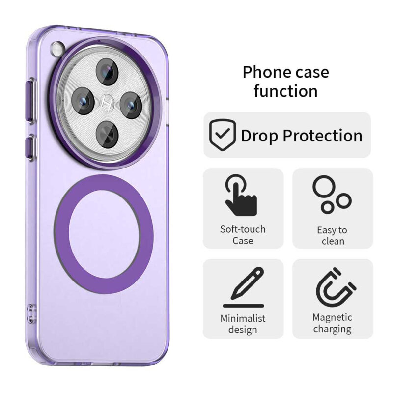 Husa Oppo Find X8 Pro Techsuit CandyCase MagSafe, mov