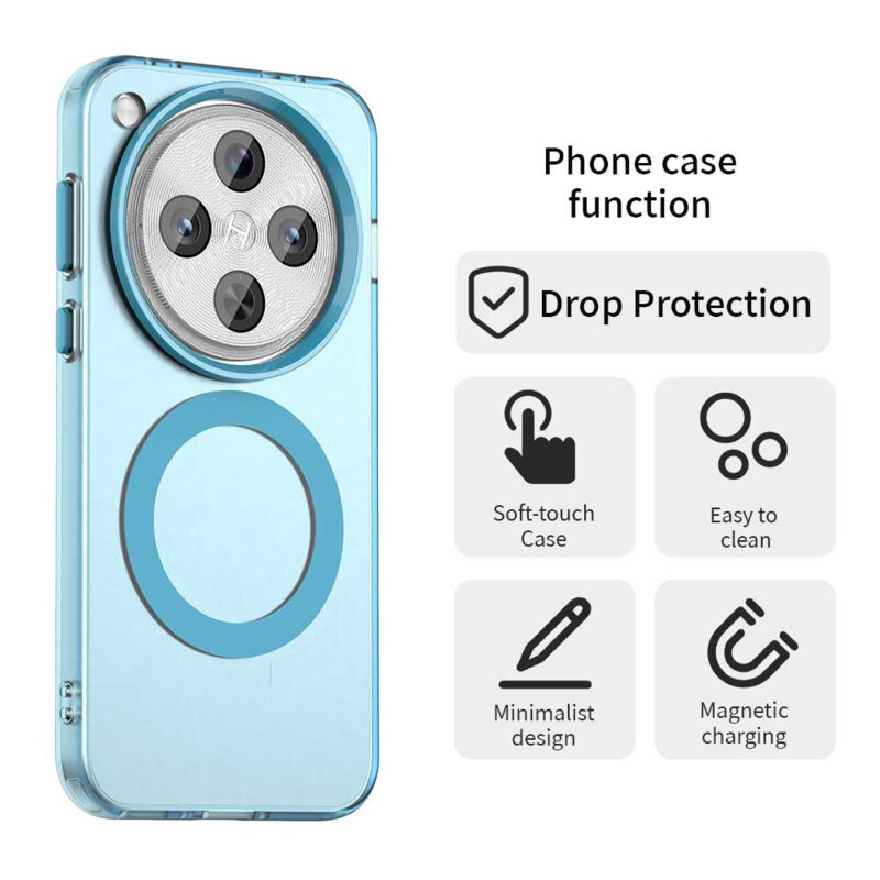 Husa Oppo Find X8 Pro Techsuit CandyCase MagSafe, albastru