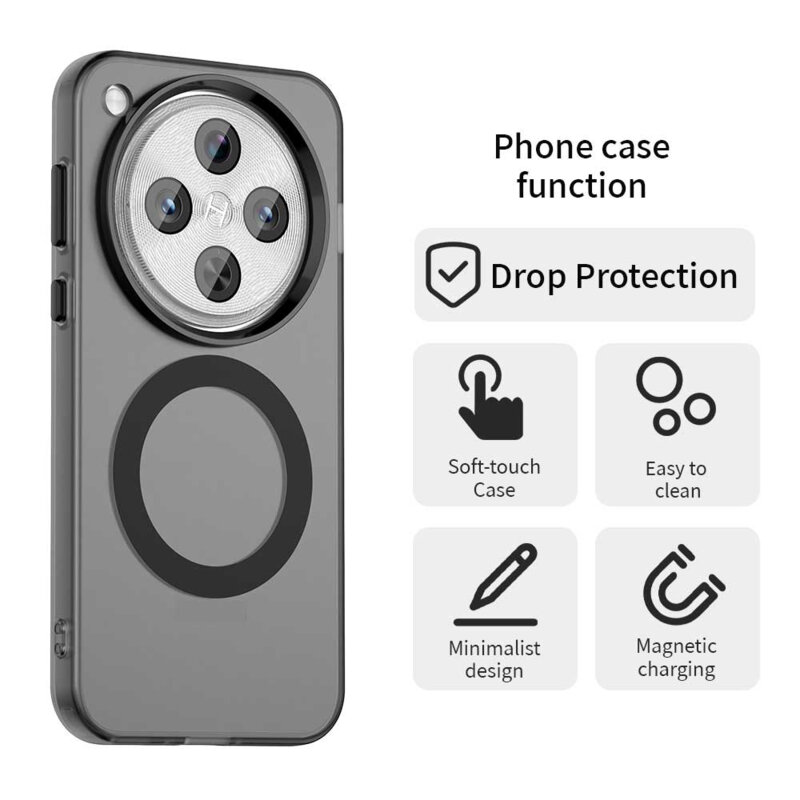 Husa Oppo Find X8 Pro Techsuit CandyCase MagSafe, negru