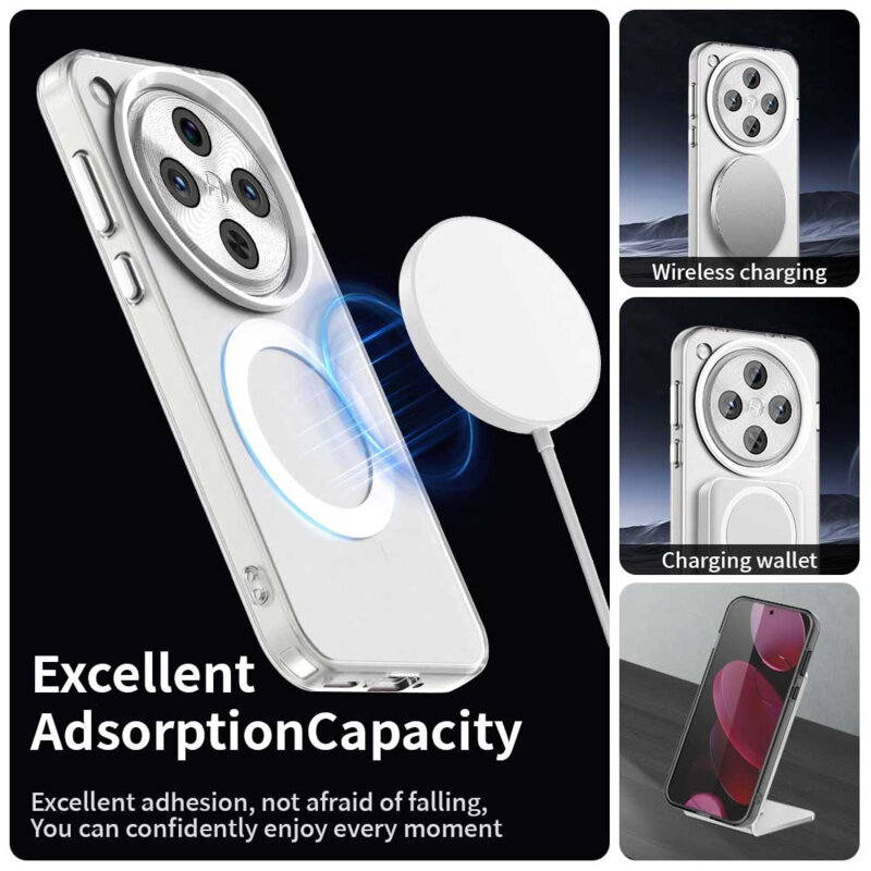 Husa Oppo Find X8 Pro Techsuit CandyCase MagSafe, alb