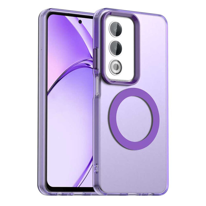 Husa Oppo A80 5G Techsuit CandyCase MagSafe, mov
