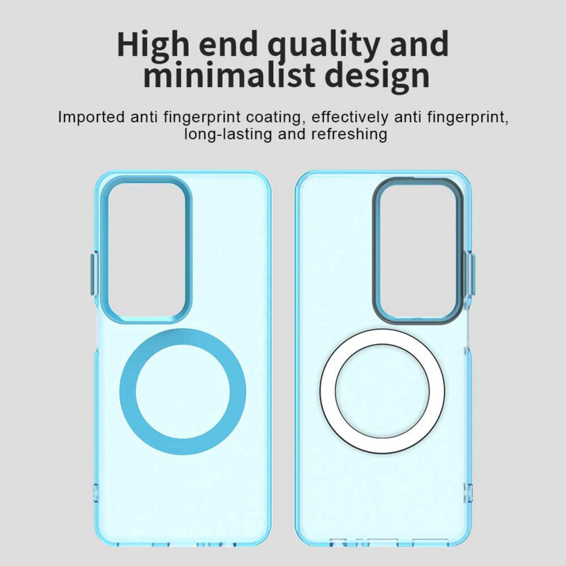 Husa Oppo A80 5G Techsuit CandyCase MagSafe, albastru