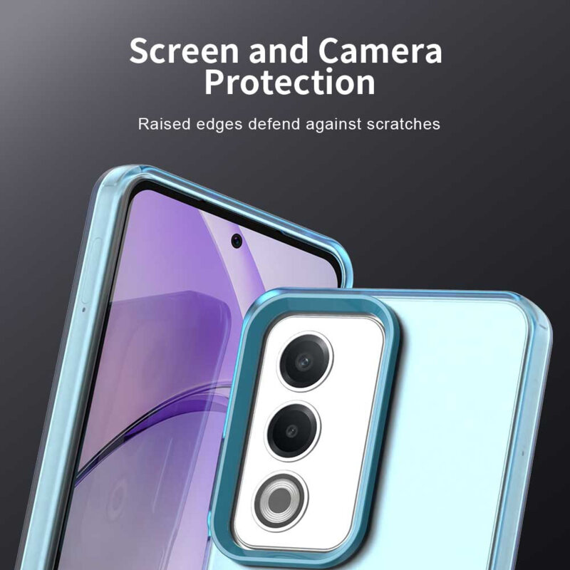 Husa Oppo A80 5G Techsuit CandyCase MagSafe, albastru