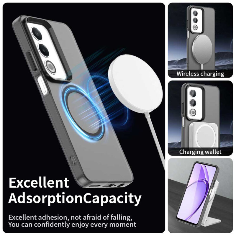 Husa Oppo A80 5G Techsuit CandyCase MagSafe, negru