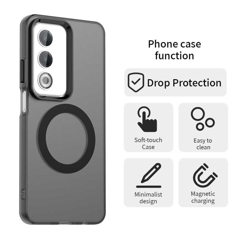 Husa Oppo A80 5G Techsuit CandyCase MagSafe, negru