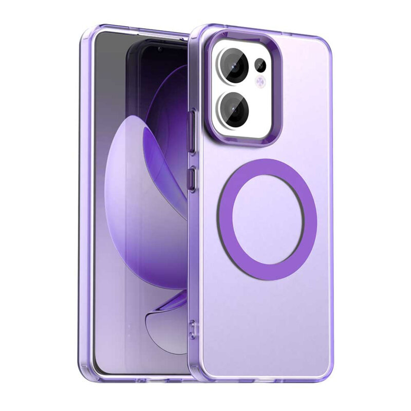 Husa Oppo Reno13 F 5G Techsuit CandyCase MagSafe, mov