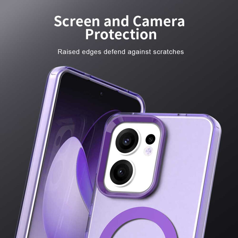 Husa Oppo Reno13 F 5G Techsuit CandyCase MagSafe, mov