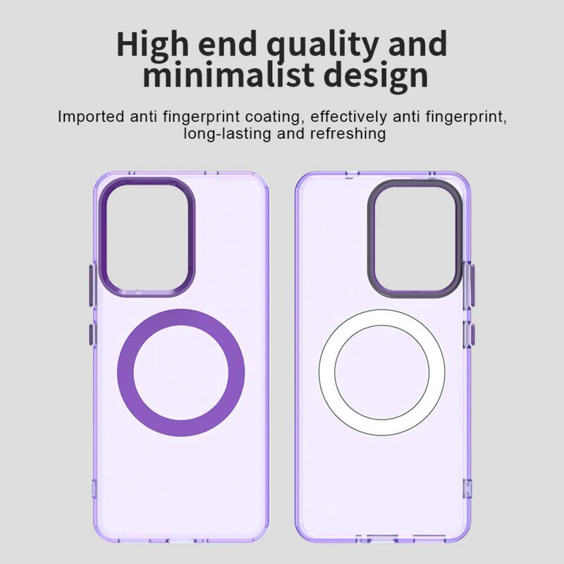 Husa Oppo Reno13 F 5G Techsuit CandyCase MagSafe, mov