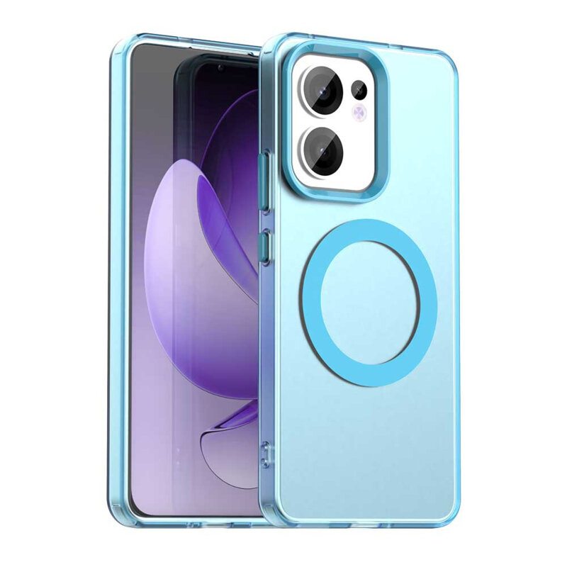 Husa Oppo Reno13 F 5G Techsuit CandyCase MagSafe, albastru