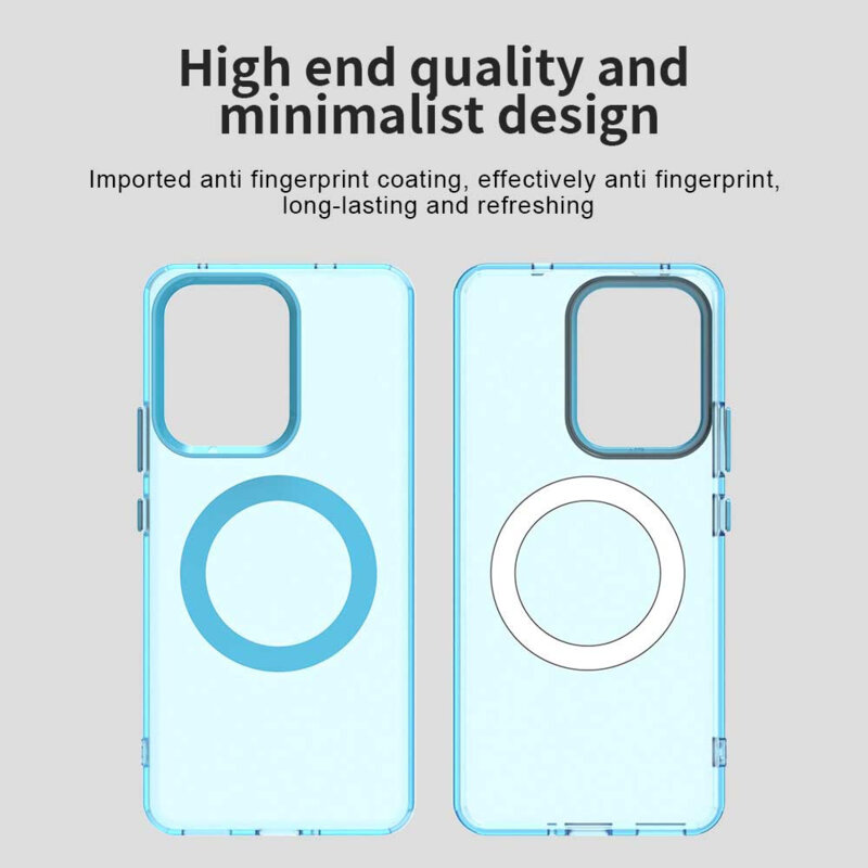 Husa Oppo Reno13 FS 5G Techsuit CandyCase MagSafe, albastru