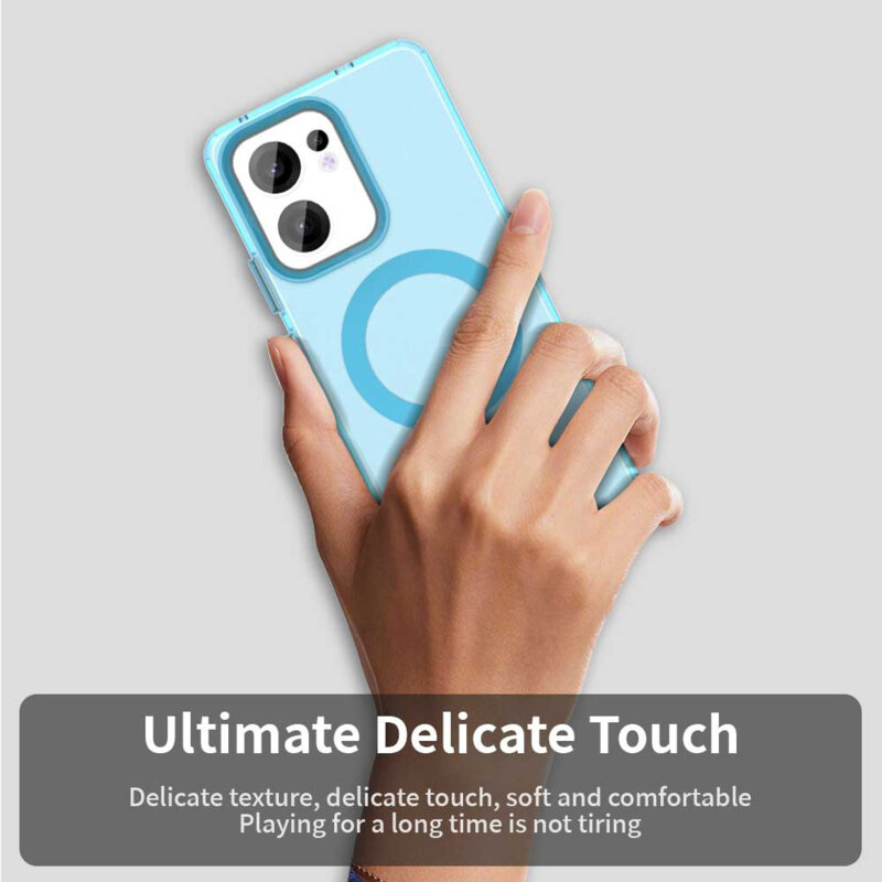 Husa Oppo Reno13 FS 5G Techsuit CandyCase MagSafe, albastru