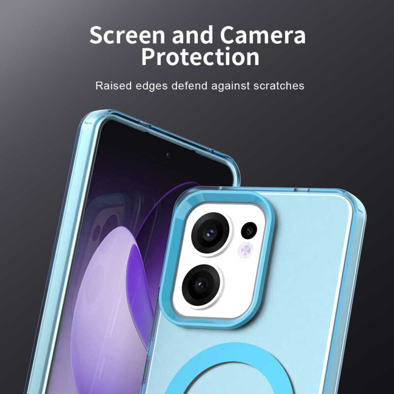Husa Oppo Reno13 FS 5G Techsuit CandyCase MagSafe, albastru