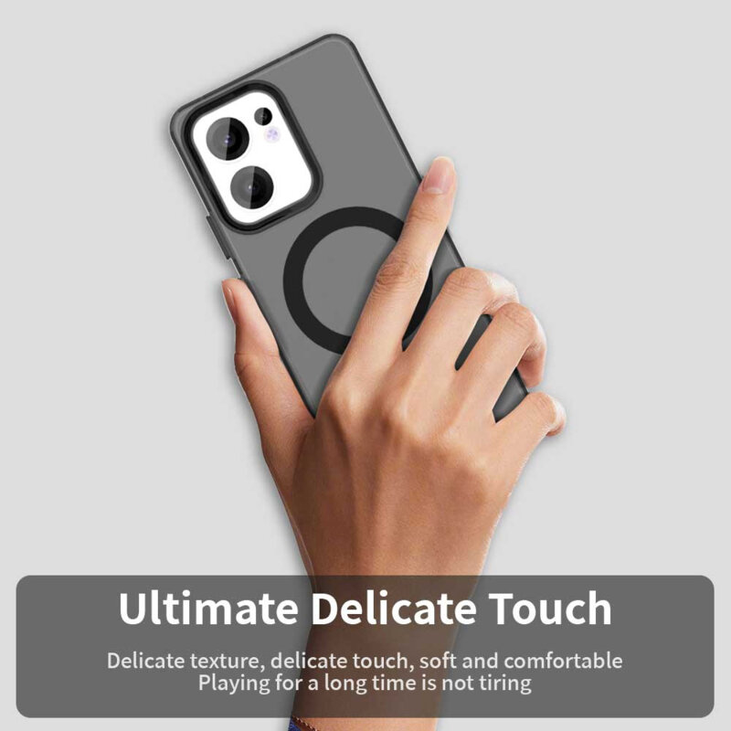 Husa Oppo Reno13 F 5G Techsuit CandyCase MagSafe, negru