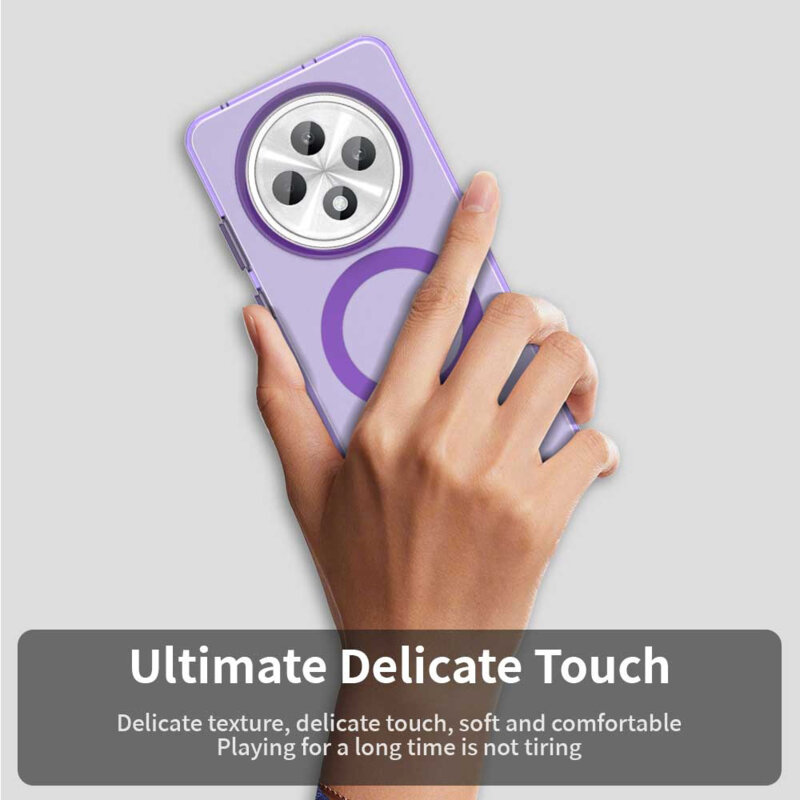 Husa Oppo Reno12 F 5G Techsuit CandyCase MagSafe, mov