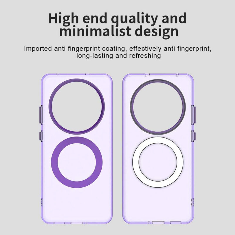 Husa Oppo Reno12 F 5G Techsuit CandyCase MagSafe, mov
