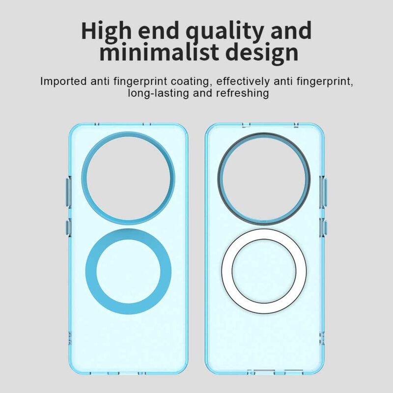 Husa Oppo Reno12 FS 5G Techsuit CandyCase MagSafe, albastru