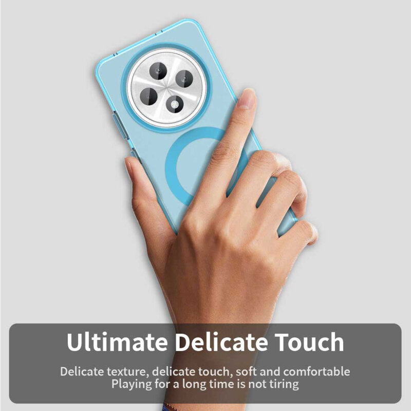 Husa Oppo Reno12 FS 5G Techsuit CandyCase MagSafe, albastru