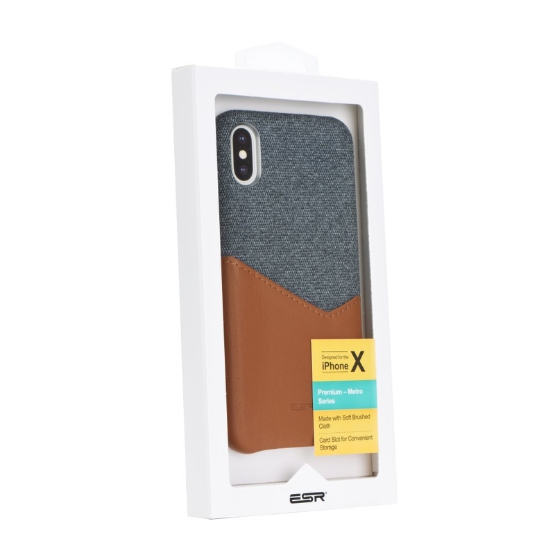 Husa iPhone XS ESR Metro - Brown