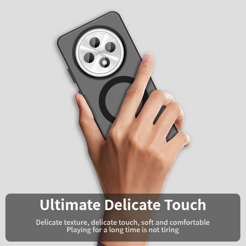 Husa Oppo Reno12 F 5G Techsuit CandyCase MagSafe, negru