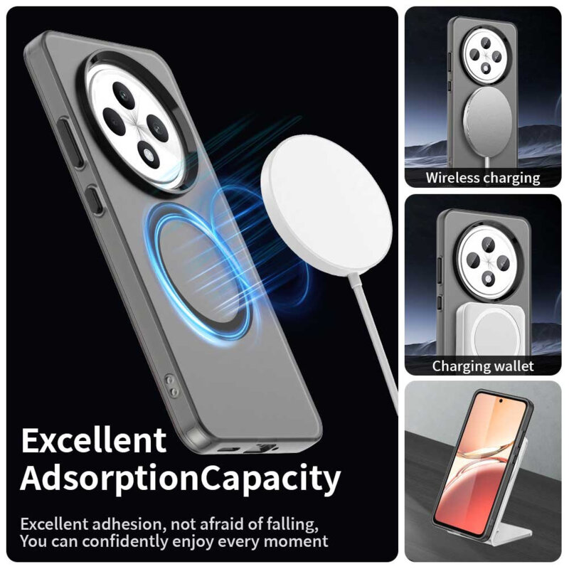 Husa Oppo Reno12 FS 5G Techsuit CandyCase MagSafe, negru