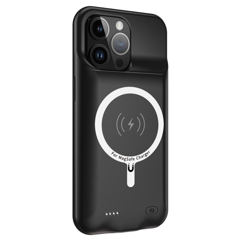 Husa cu baterie MagSafe iPhone 15 Pro Techsuit Power Pro, 7000mAh