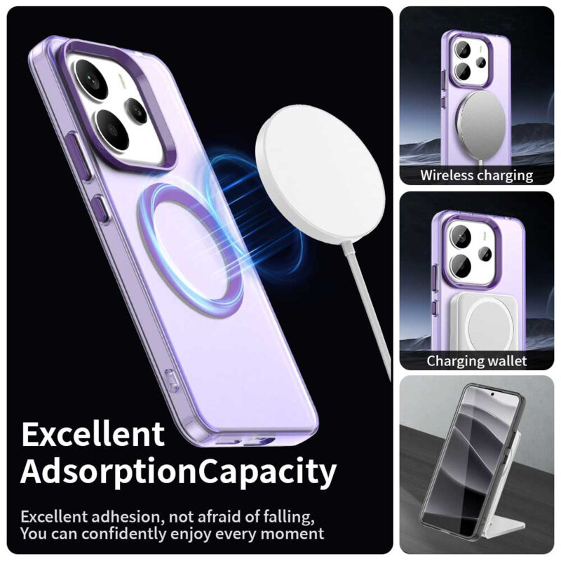 Husa Xiaomi Redmi Note 14 4G (Regional) Techsuit CandyCase MagSafe, mov