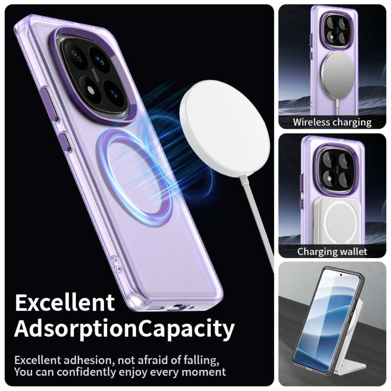 Husa Xiaomi Redmi Note 14 Pro 4G Techsuit CandyCase MagSafe, mov