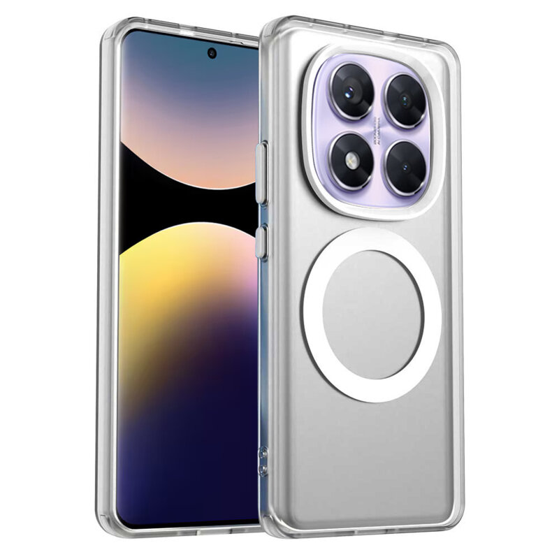 Husa Xiaomi Redmi Note 14 Pro 4G Techsuit CandyCase MagSafe, alb