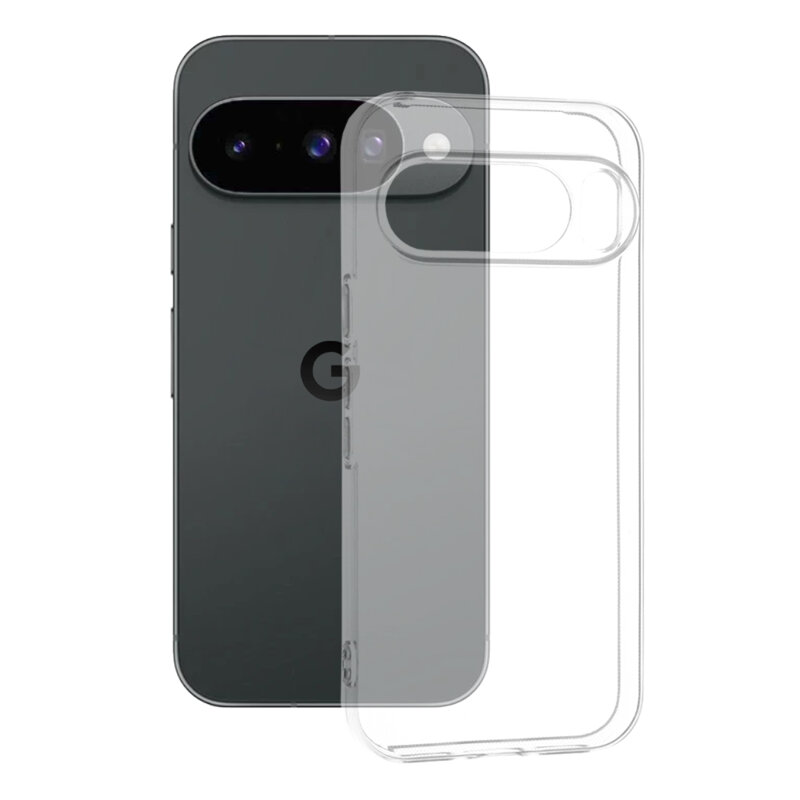 Husa Google Pixel 10 Techsuit Clear Silicone, transparenta