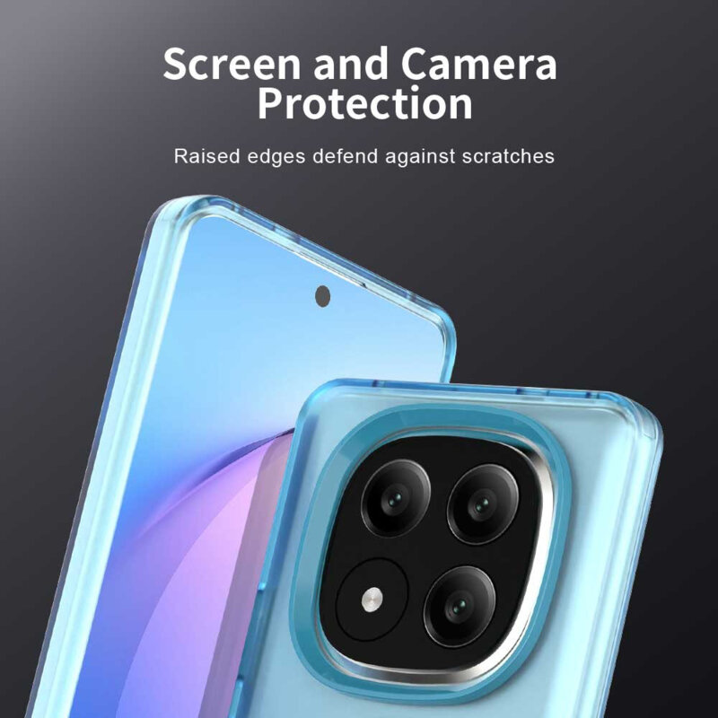 Husa Xiaomi Redmi Note 14 Pro+ 5G Techsuit CandyCase MagSafe, albastru