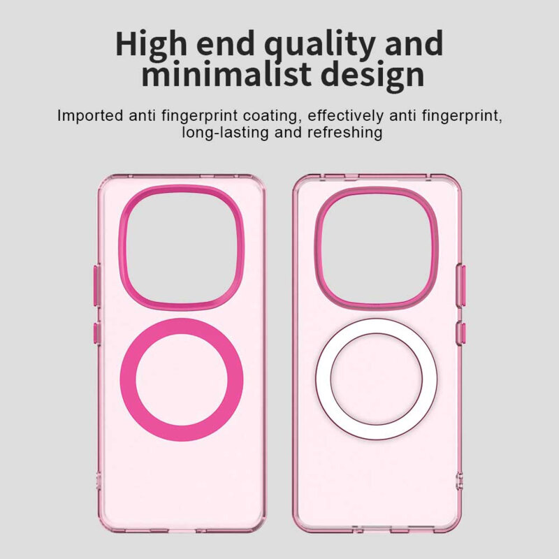 Husa Xiaomi Redmi Note 14 Pro+ 5G Techsuit CandyCase MagSafe, roz