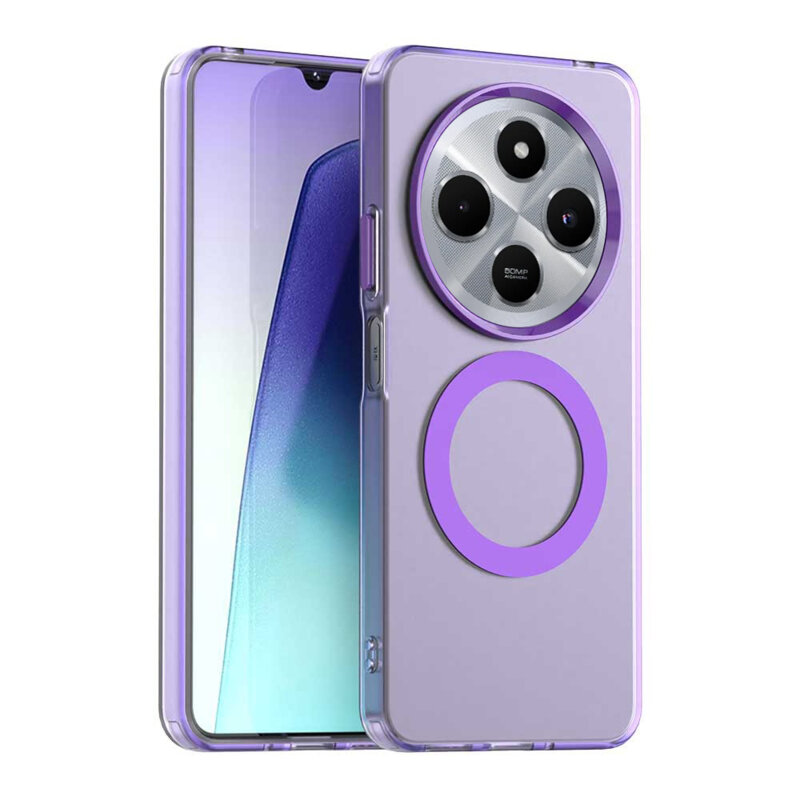 Husa Xiaomi Poco C75 Techsuit CandyCase MagSafe, mov